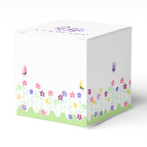 Cute Simple Spring Floral Favor Boxes