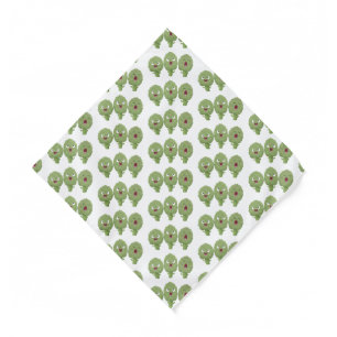 Cute singing artichokes vegetable cartoon bandana