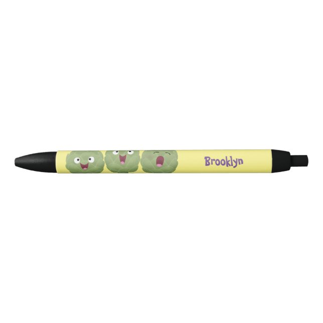 Cute singing artichokes vegetable cartoon pen (Front)