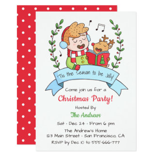 Invitations For Caroling 10