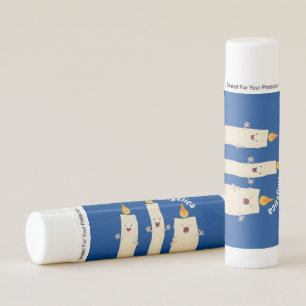 Cute singing candle trio cartoon lip balm