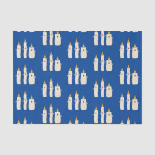Cute singing candle trio cartoon tissue paper