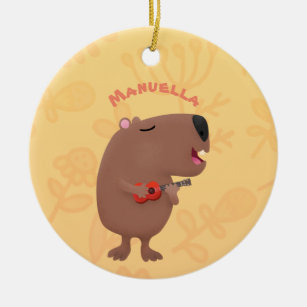 Capybara Christmas Ornaments