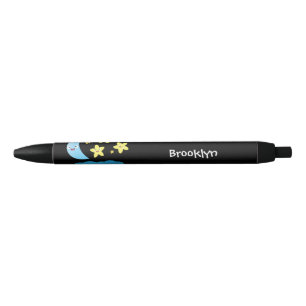 Cute singing stars, moon and cloud cartoon pen