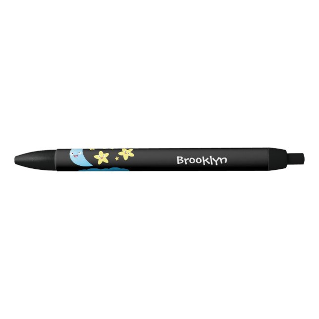 Cute singing stars, moon and cloud cartoon pen (Front)