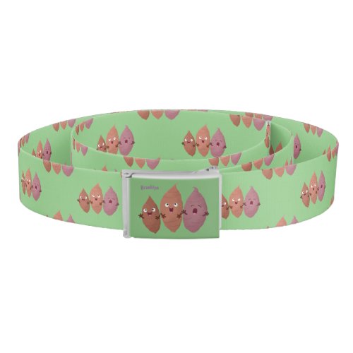 Cute singing sweet potatoes cartoon vegetables belt