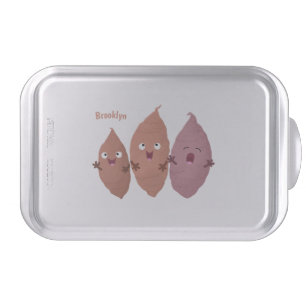 Cute singing sweet potatoes cartoon vegetables  cake pan