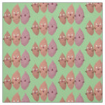 Cute singing sweet potatoes cartoon vegetables fabric