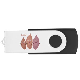 Cute singing sweet potatoes cartoon vegetables flash drive