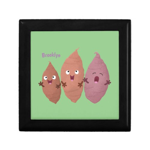 Cute singing sweet potatoes cartoon vegetables gift box