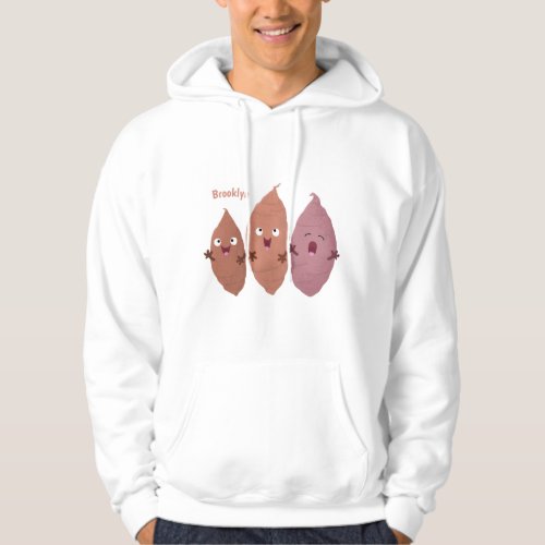 Cute singing sweet potatoes cartoon vegetables hoodie