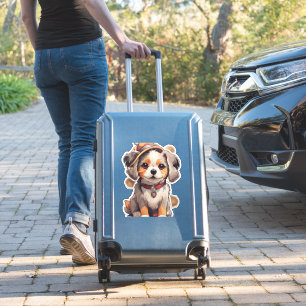 Cute single-dog Stickers