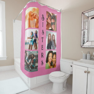 cute sister quote window curtain