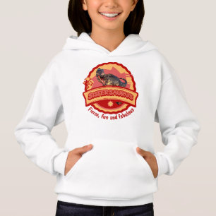 Cute Sistersaurus Dino Girl Sister Fun Design Hoodie