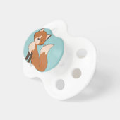 Cute Sitting Fox Pacifier (Front Right)