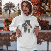 Cute Skeleton Kitty Cat Halloween