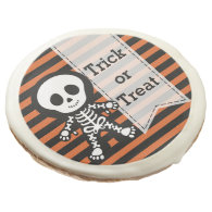 Cute skeleton sugar cookie