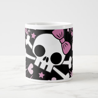 Cute Skull and Crossbones Large Coffee Mug