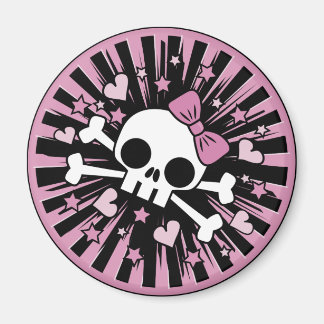 Cute Skull and Crossbones Magnet