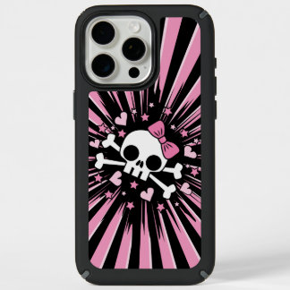 Cute Skull and Crossbones iPhone 15 Pro Max Case