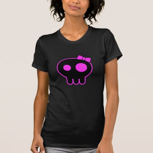 Cute Skull Black Tee