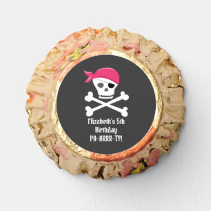 Cute Skull Crossbones Pirate Birthday Personalized Reese's Peanut Butter Cups