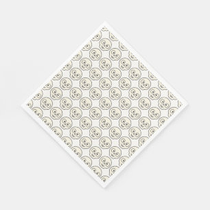 Cute Skull Halloween Spooky Pattern Napkins