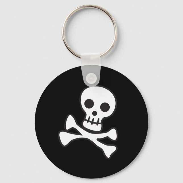 Cute Skull Keychain (Front)