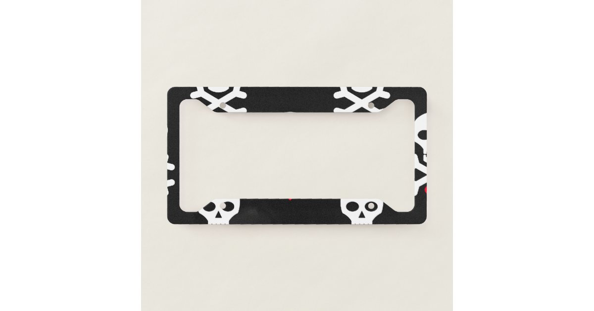 Skull License Plate Frame