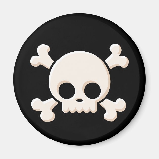 Cute Skull Magnet (Front)