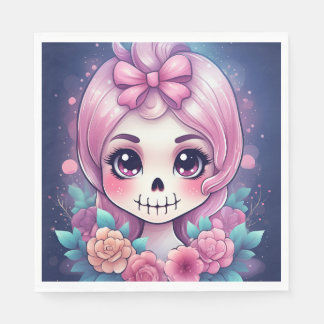 Cute Skull Napkins