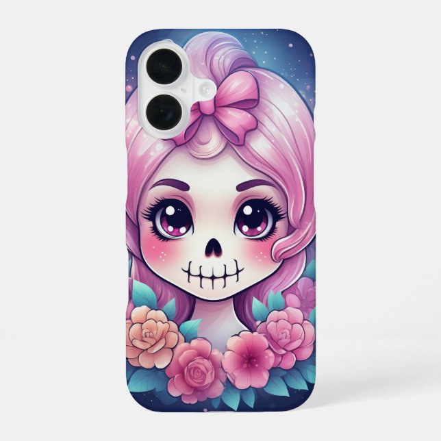 Cute Skull Phone Case (Back)