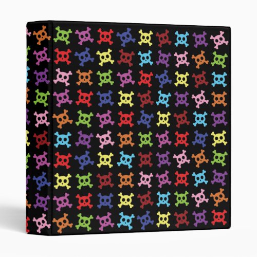 Cute Skull School 1 binder