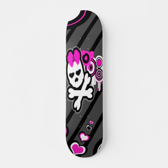 Cute Skull Skateboard (Front)