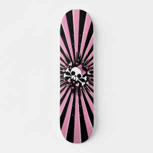 Cute Skull Skateboard