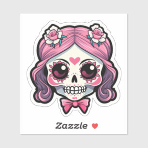 Cute Skull Sticker