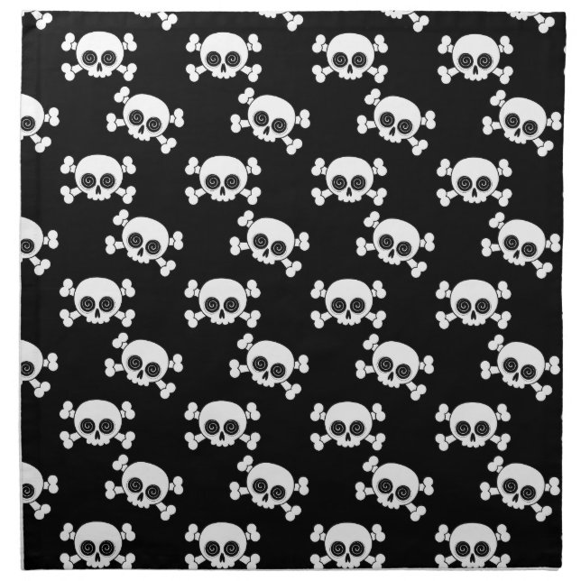 Cute Skulls Napkin (Front)
