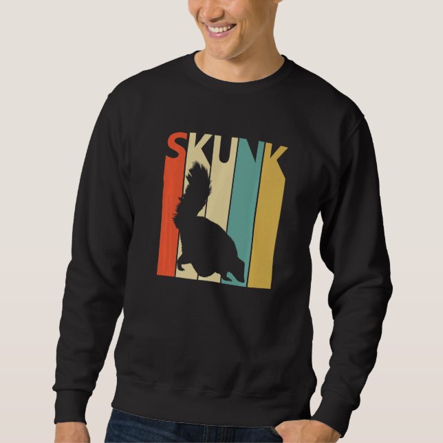 Cute Skunk Animal   Sweatshirt (Front)
