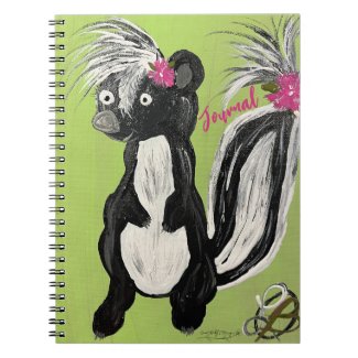 Cute Skunk Journal