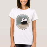 Cute Skunk Ladies T-Shirt
