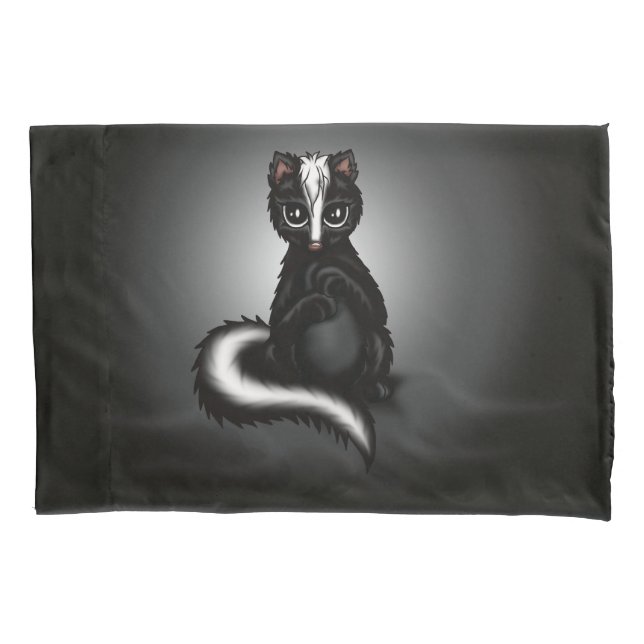 cute Skunk Pillow Case (Front)