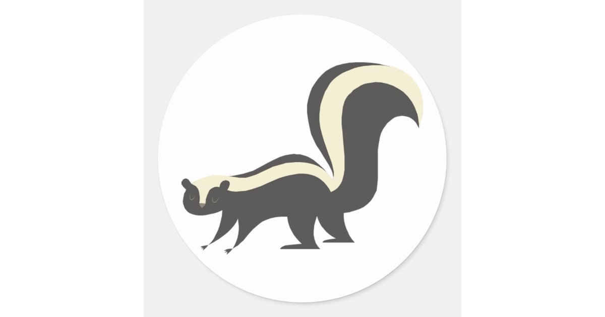 Cute Skunk Stickers | Zazzle