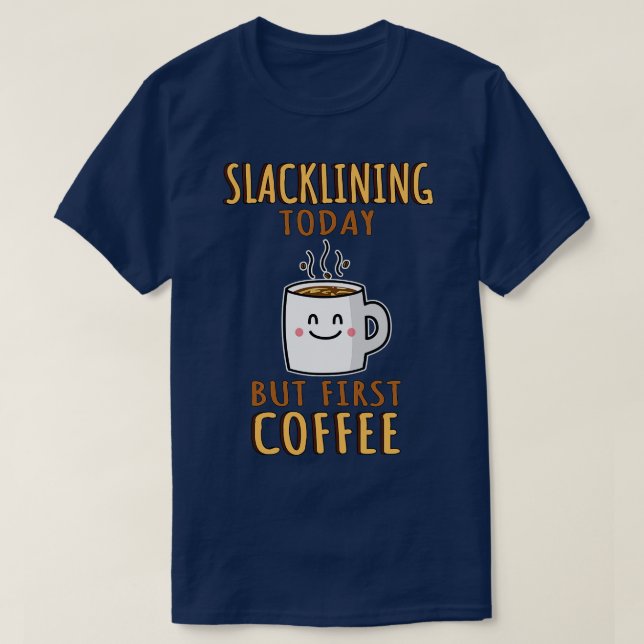 Cute Slacklining T-Shirt (Design Front)