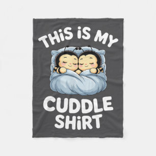 Cute Sleeng Bee This Is My Cuddle Fleece Blanket