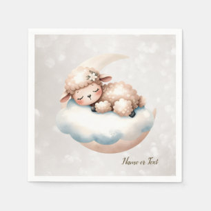 Cute Sleeping Baby Animals Beautiful Napkins