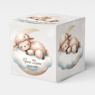 Cute Sleeping Baby Animals Beautiful Party Favor Boxes