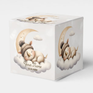 Cute Sleeping Baby Animals Beautiful Party Favor Boxes