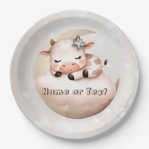 Cute Sleeping Baby Animals Beautiful Party Paper Plates