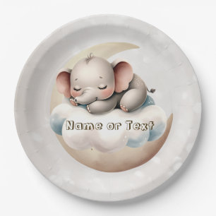 Cute Sleeping Baby Animals Beautiful Party Paper Plates