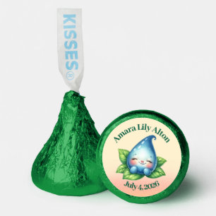 Cute Sleeping Baby Dewdrop Baby Shower Welcome Hershey®'s Kisses®
